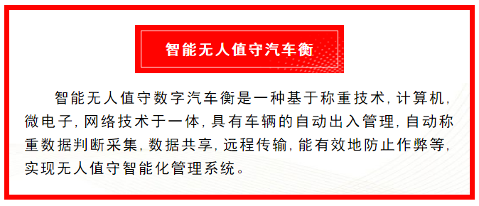 智能無(wú)人值守汽車(chē)衡